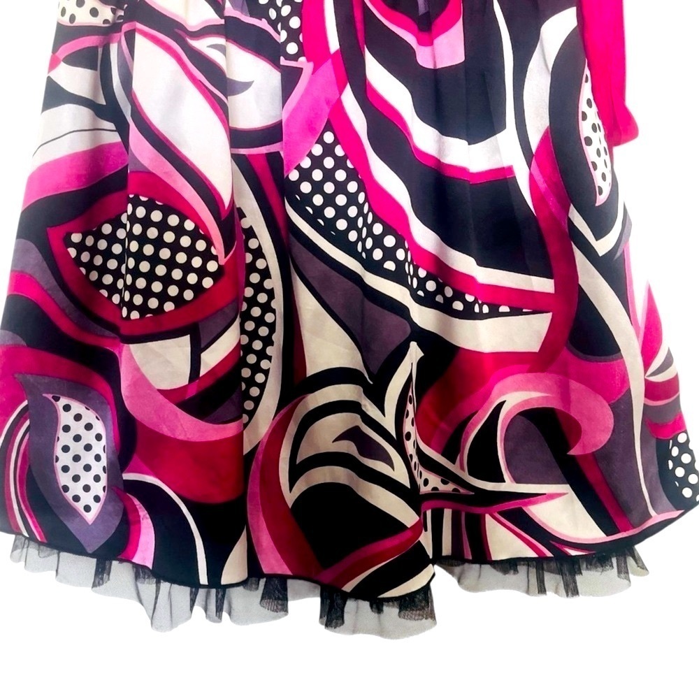 Philly any occasion dress 7 sleeveless scooped neck ruffles ruched waist lining - Picture 7 of 15